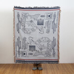 OAX THROWKET（オアハカ スローケット）Cat and more/Gray（キャットアンドモア/グレー） キャットアンドモア/グレー