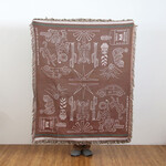 OAX THROWKET（オアハカ スローケット） Tiger and more/Cream（タイガーアンドモア/クリーム） タイガーアンドモア/クリーム