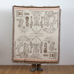 OAX THROWKET（オアハカ スローケット） Tiger and more/Cream（タイガーアンドモア/クリーム） タイガーアンドモア/クリーム