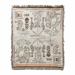 OAX THROWKET（オアハカ スローケット） Tiger and more/Cream（タイガーアンドモア/クリーム） タイガーアンドモア/クリーム