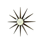 ジョージ・ネルソン　 サンバースト・クロック ウォルナット 