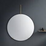 WMBR50 ウォールミラー Φ50cm (ブラス) 