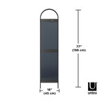 ベルウッド ラーニング ミラー 193x45cm ブラック 