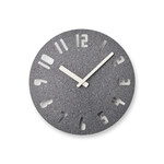 HIL22-10 DGY PANECO CLOCK　サンド・ダークグレー・ナンバー 