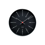 Bankers Wall clock Φ29cm BK 