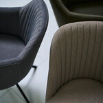 N-VISTA（エヌビスタ）チェア（アーム有）グレー 