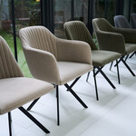 N-VISTA（エヌビスタ）チェア（アーム有）オリーブ 