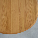 ウィルティック ハーフラウンド  ダイニングテーブル ヨコハギ無垢（ レッドオーク） 