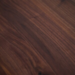 ウィルティック ハーフラウンド  ダイニングテーブル ヨコハギ無垢（ ウォールナット） 