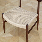 HS（エイチエス）ペーパーコード チェア（ウォールナット） 