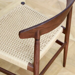 HS（エイチエス）ペーパーコード チェア（ウォールナット） 