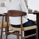 HS（エイチエス）ペーパーコード チェア（ウォールナット） 