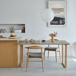 ウィルティック マティエラ塗装 ダイニングテーブル （横幅160 x 奥行85 cm） BE 