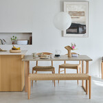 ウィルティック マティエラ塗装 ダイニングテーブル （横幅140 x 奥行80 cm） BE 