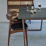 ウィルティック マティエラ塗装 ダイニングテーブル （横幅160 x 奥行85 cm） DGY 