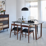 ウィルティック マティエラ塗装 ダイニングテーブル （横幅160 x 奥行85 cm） DGY 