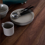 ウィルティック ヨコハギ無垢 ダイニングテーブル （横幅160 x 奥行85 cm） ウォールナット 