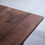 ウィルティック ヨコハギ無垢 ダイニングテーブル （横幅150 x 奥行85 cm） ウォールナット 