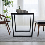 ウィルティック ヨコハギ無垢 ダイニングテーブル （横幅150 x 奥行85 cm） ウォールナット 