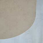 ウィルティック ハーフラウンド マティエラ塗装 ダイニングテーブル（レッドオーク脚） 