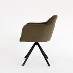 N-VISTA（エヌビスタ）チェア（アーム有）オリーブ 