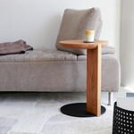 GUILD side table Light Oak-Black base 