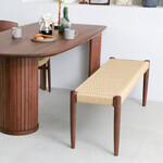 AL （エーエル）ペーパーコード ベンチ（ウォールナット） AL ウォールナット