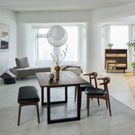 North（ノース） 120 ダイニングベンチ（ウォールナット） 