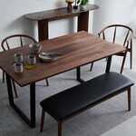 North（ノース） 100 ダイニングベンチ（ウォールナット） 