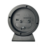 メタルクォーツ アラームクロック（ブラック） 