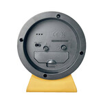 メタルクォーツ アラームクロック（イエロー） 