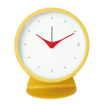 メタルクォーツ アラームクロック（イエロー） 