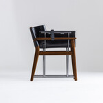 【限定】foxx chair（フォックス）Lounge Chair（ラウンジチェア） Deck BK Leather 