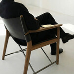 【限定】foxx chair（フォックス）Lounge Chair（ラウンジチェア） Deck BK Leather 