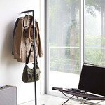 スリムコートハンガー ライン（ブラック） 