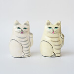 インドの招き猫（ホワイト） 