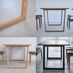 ウィルティック マティエラ塗装 ダイニングテーブル （横幅140 x 奥行80 cm） DGY 