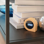 グラビティフリップ サーモメータークロック（イエロー） 