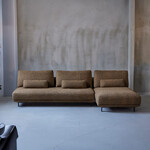 SWAMPS（スワップス）シェーズロングソファ（BROWN） 