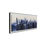 シャドウスカイラインブルー 160×60cm フレームピクチャー 