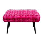 ウィーブピンク 66cm　ベンチ 