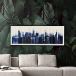 シャドウスカイラインブルー 160×60cm フレームピクチャー 