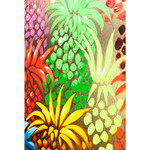 フラワーエレファント90x120cm タッチドピクチャー 