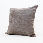 ブークレー＆ペンシルストライプ クッションカバー（グレー） 50×50cm 
