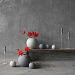 Ball Vase 10cm Grey 