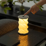 Mini Hexagon Twist Lamp（ミニヘキサゴン ツイストランプ）Lunar White 