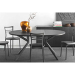 【廃番】カリガリス コヌビア ジョーべ 伸長式円形ダイニングテーブル ／ Calligaris connubia GIOVE Round table[CB4739-D 120] 