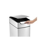 【simple human】40liter slim touch-bar trash can　ダストボックス 