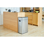 【simple human】40liter slim touch-bar trash can　ダストボックス 