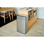 【simple human】40liter slim touch-bar trash can　ダストボックス 